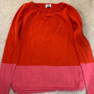 XS Old Navy Sweater - Orange and Pink
